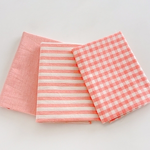 패키지원단 1/2마 패키지 멜란지 선염 워싱 진핑크 3종