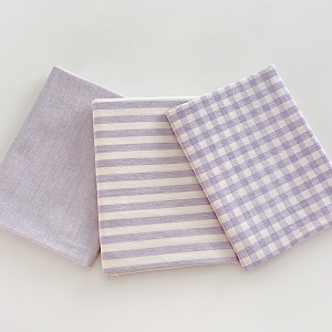 패키지원단 1/2마 패키지 멜란지 선염 워싱 연보라 3종