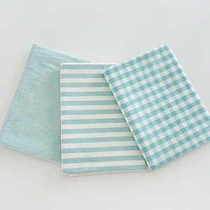 패키지원단 1/2마 패키지 멜란지 선염 워싱 아쿠아 3종