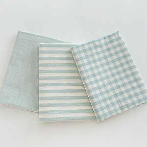 패키지원단 1/2마 패키지 멜란지 선염 워싱 민트 3종