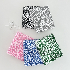 화려한 15수 캔버스원단 컬러팝 레오파드 3종 SL910