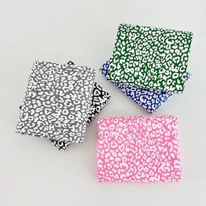 유니크한 15수 캔버스원단 네온팝 레오파드 3종 SL911