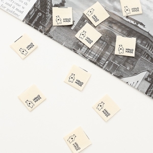 10개 끼움라벨 핸드메이드 하트 곰돌이 Z2050