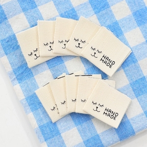 10개 끼움라벨 핸드메이드 고양이코 Z2051