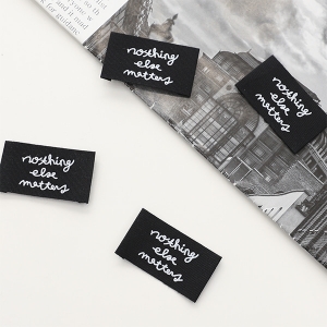 5개) 면라벨 영문레터링 블랙바탕 Z2059