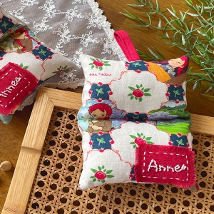 36-630 빨간머리앤 원단12 코튼린넨 애플트리_네이비