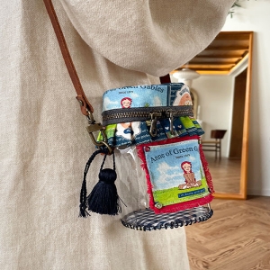 36-634 빨간머리앤 원단12 코튼린넨 메모리스퀘어_네이비