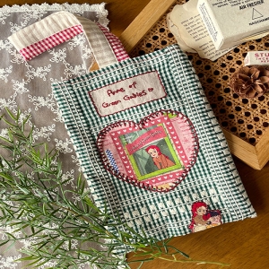 36-637 빨간머리앤 원단12 코튼린넨 메모리스퀘어_핑크