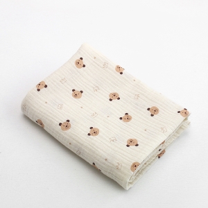 대폭 요루 이중거즈 원단 곰블리