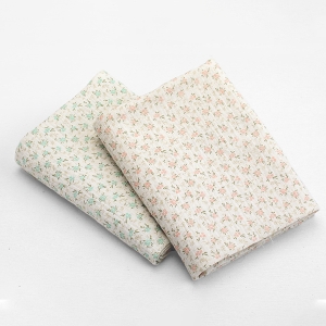 대폭 요루 이중거즈 원단 풀꽃 2종