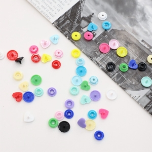 10개) 12mm 플라스틱 하트 티단추 13종 Z2084