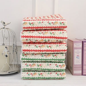 대폭 4온스 누빔원단 몽실몽실 토끼와 딸기 6종 Z2090