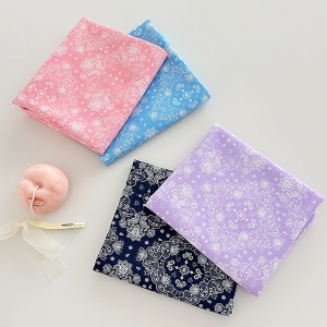 면 10수 트윌 캔버스 원단 소프트 페이즐리 4종 SL420