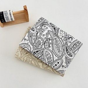 면 10수 트윌 캔버스 원단 심플 페이즐리 2종 SL606