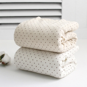오가닉 테리 타올 원단 도트 2종