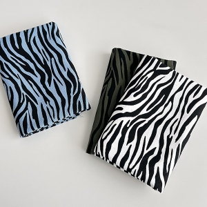 면 10수 트윌 캔버스 원단 어반 지브라 4종 SL382