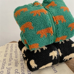 뽀글이 양털 후리스 북극곰 베어 원단