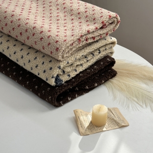 하트도트 양털 뽀글이 원단 3 Color