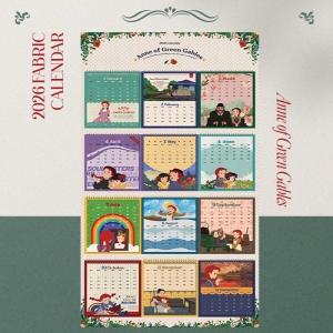 빨간머리앤 원단 코튼린넨 2026 달력커트지_멀티 31-067