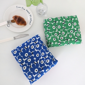 순면 100% 보들보들 사중 양면 요루거즈 팝플라워 2종