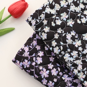 대폭 4온스 미니하트 누빔원단 전통문양 자개 패턴 Z2104