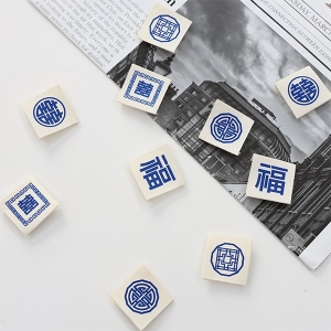 5개) 면라벨 전통문양 5종 Z2107