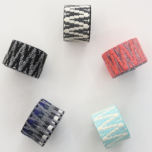 180cm) 3.8cm 지그재그 웨이브 웨이빙끈 5종 Z2110