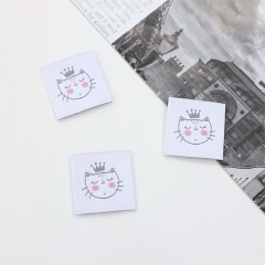 3개) 빈티지라벨 왕관 쓴 고양이 Z2125