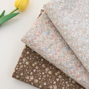 대폭 잔골덴 원단 플라워 가든 3종 Z2143