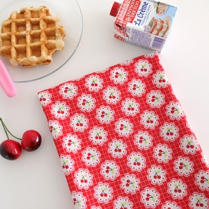 DTP 프린팅 40수 면원단 레트로체리 SL930