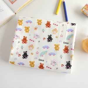 DTP 프린팅 40수 캐릭터 면원단 파스텔토이 SL925