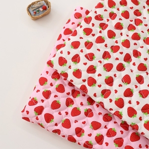 대폭 4온스 누빔원단 하트와 딸기 2종 Z2168