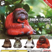 KITANCLUB 르벤스튜디오 RBEN STUDIO 애니멀 피규어 마스코트 4탄 캡슐토이 4종셋트