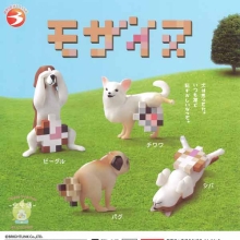 브라이트링크 모자이누 모자이크 댕댕이 캡슐토이 4종셋트