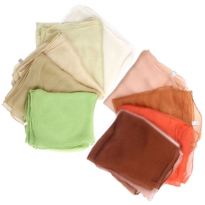 실크100% 스카프 -  실크오로라 소형  S404