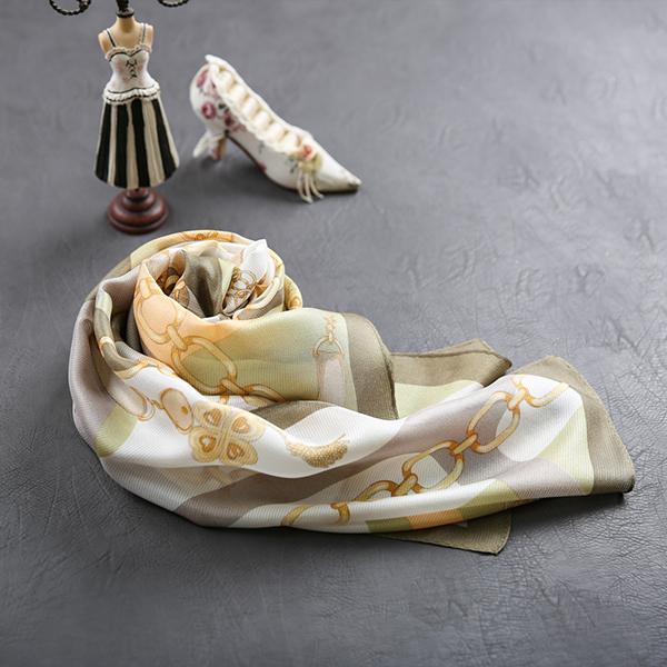 [더로라] 실크 스카프- DS체인1 S8032