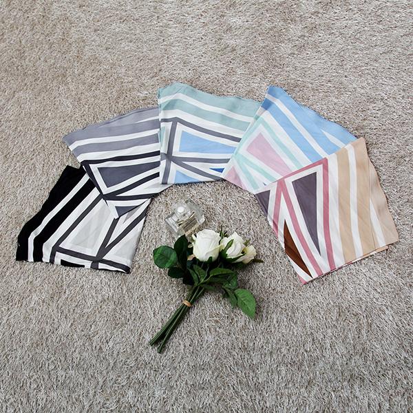 <!--★가정의 달 단독 특가 62% !! ★-->[더로라]실크 마름모스카프- 네오 파스텔 S8080