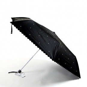 [더로라]기라로쉬3단암막코팅슬림 우양산-미니하트돗드 E2307