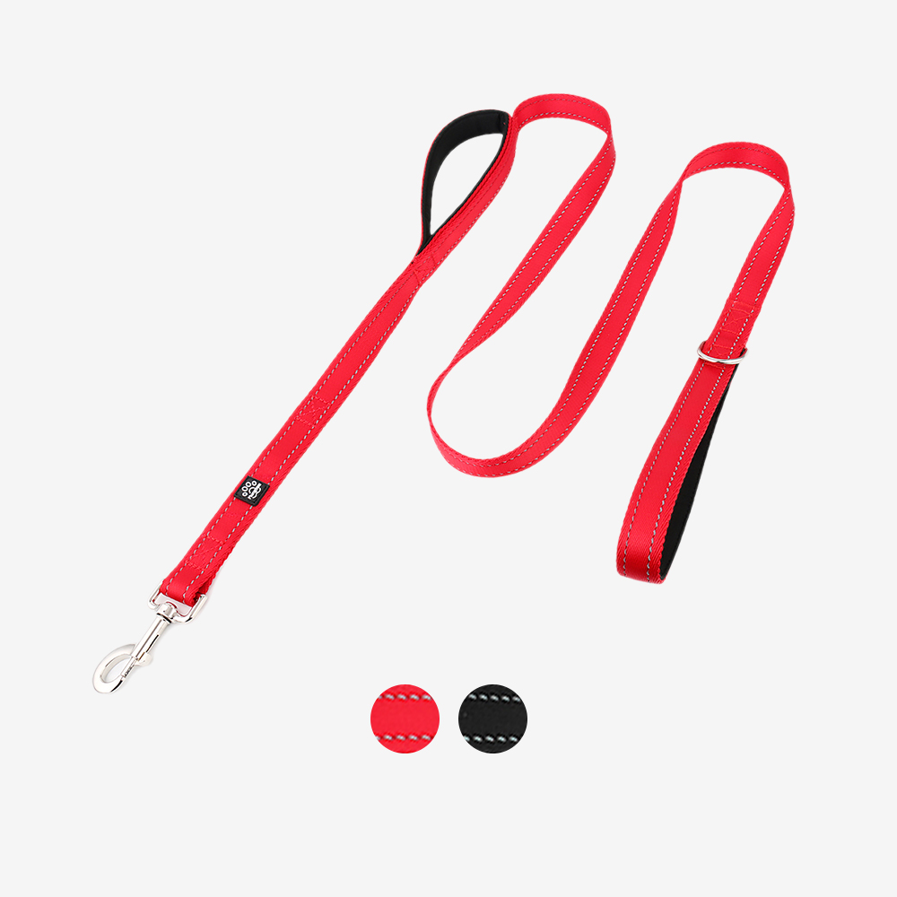 멍템 대형견 듀얼핸드 리드줄 1.8m