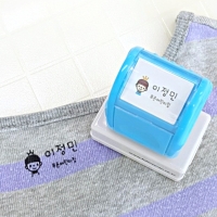 SS15 의류겸용 직사각스탬프 마스크 웨딩 식권 칭찬 스탬프 도장