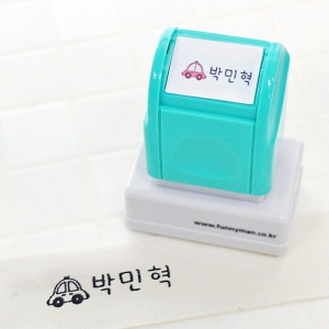 SS15 의류겸용 직사각스탬프 마스크 웨딩 식권 칭찬 스탬프 도장