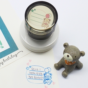 S045 의류겸용 원형도장(지름45mm) 책 식권 쿠폰 웨딩 칭찬 의류 스탬프 도장 제작