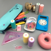 S-Q3[번짐없이 바로 마르는] 속건 의류 스탬프 쿠폰 웨딩 만년 도장 제작