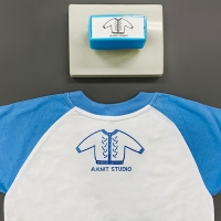 SBOX 택배박스 대형스탬프 로고 캐릭터 의류 컵홀더 카페 봉투스탬프 도장 주문제작[속건]