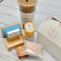 SBOX (2778) 택배박스 대형스탬프 로고 캐릭터 의류 컵홀더 카페 봉투스탬프 도장 제작[속건]