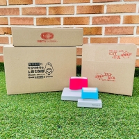 SBOX(94130) 택배박스 대형스탬프 로고 캐릭터 의류 컵홀더 카페 봉투스탬프 도장 제작[속건]