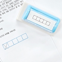S-35티처스 5칸 3칸 네모칸 학습 오답 체크 도장 선물 연습 수학 도장 스탬프 주문제작