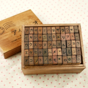 앤틱 스탬프 (가타카나)