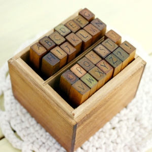 앤틱 니트라이팅 알파벳스탬프 Ver.2 (S-대문자)