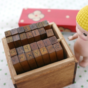 앤틱 니트라이팅 알파벳스탬프 Ver.2 (S-소문자)